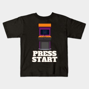 Press Start Arcade Gamer Apparel Kids T-Shirt